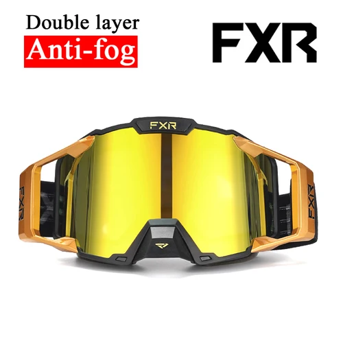 Imagen 2 del producto FXR COMBAT-gafas para casco de Motocross, gafas para motocicleta de carreras FXR, gafas de esquí para moto de cross, gafas antiniebla de doble capa