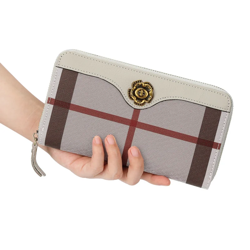 

Новая женская повседневная сумка из коровьей кожи, короткая визитница, клатчи, женская винтажная карманная сумка для женщин