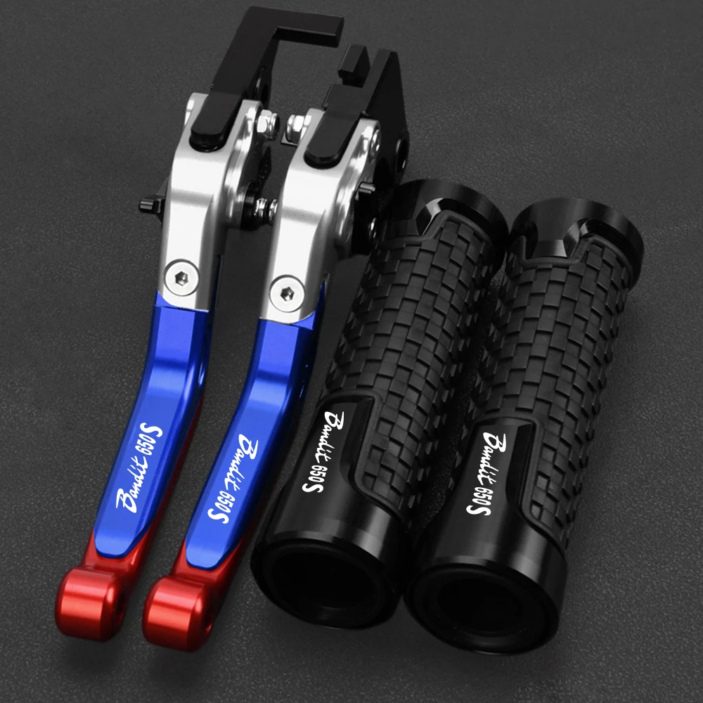 

Motorcycle Accessories Adjustable Brake Clutch Levers For SUZUKI BANDIT650S BANDIT 650S BANDIT 650 S 2015 Handle bar grips