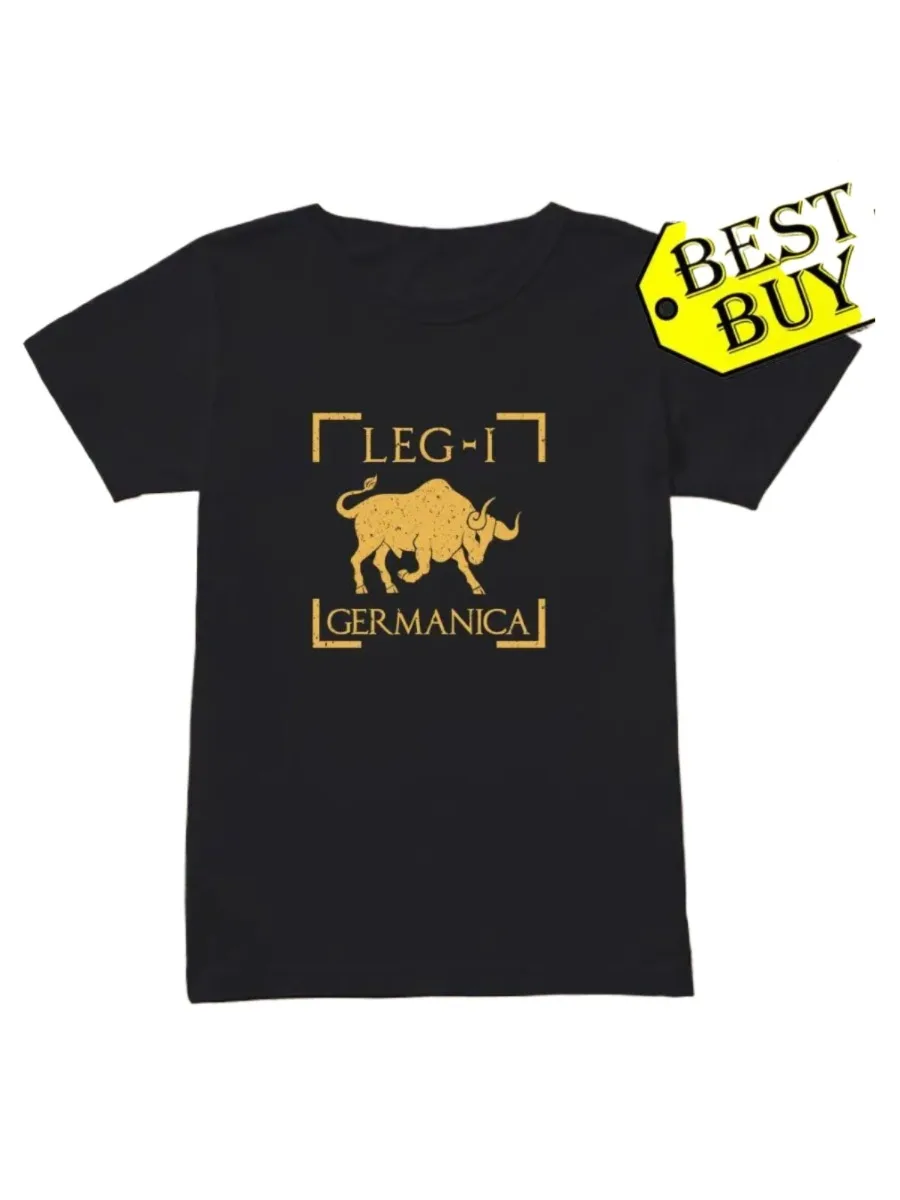 Legio I Germanica Taurus Emblem Roman Legion T-Shirt. Summer Cotton Short Sleeve O-Neck Mens T Shirt New S-3XL