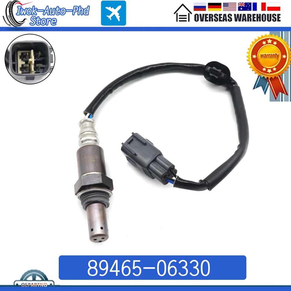 89465-06330 New Downstream Rear Air Fuel Ratio Lambda O2 Oxygen Sensor for Toyota Avalon Camry 3.5L Lexus ES350 GX460 4.6L