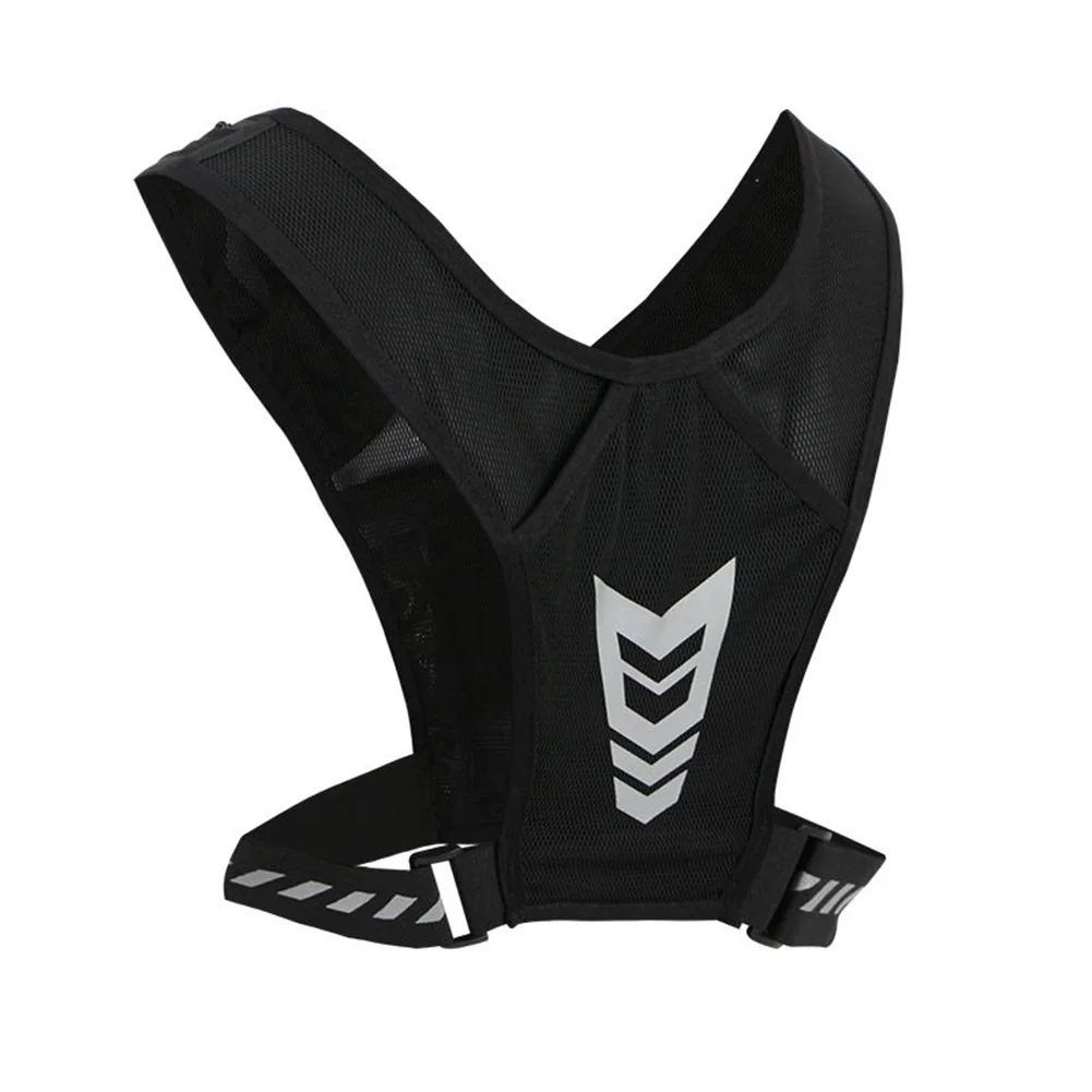 

Running Phone Holder Vest Lightweight Cycling Vest Unisex Breathable Mesh Running Chest Pouch Adjustable Buckle for Men Women