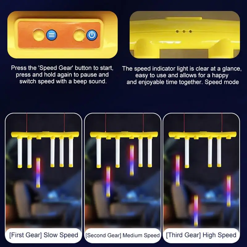 Drop Stick Game Glowing In The Dark Falling Sticks Catch Game 3 Adjustable Levels Hand Speed Challenge With Music Educational