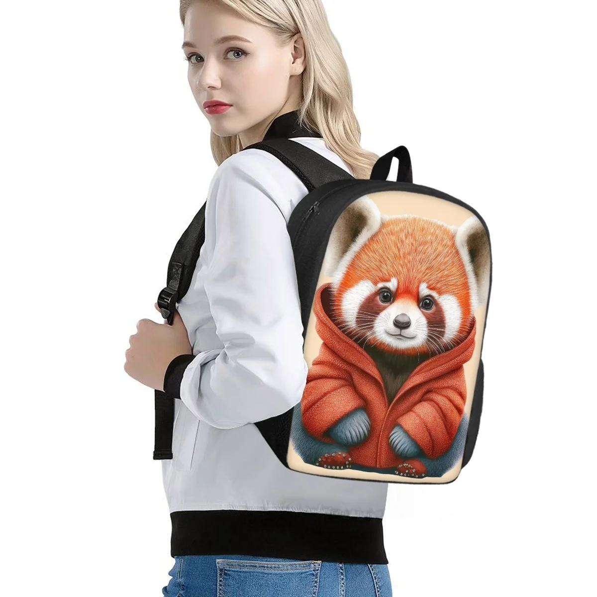 Classic Cute Bear 3D Print Kids Backpack for Girls Boys Children School Bags Kawaii Teenagers Student Bookbag Kindergarten Bag