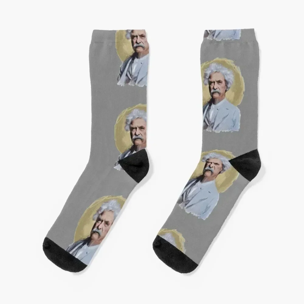 

Mark Twain shirts Socks Rugby Christmas Socks For Girls Men's