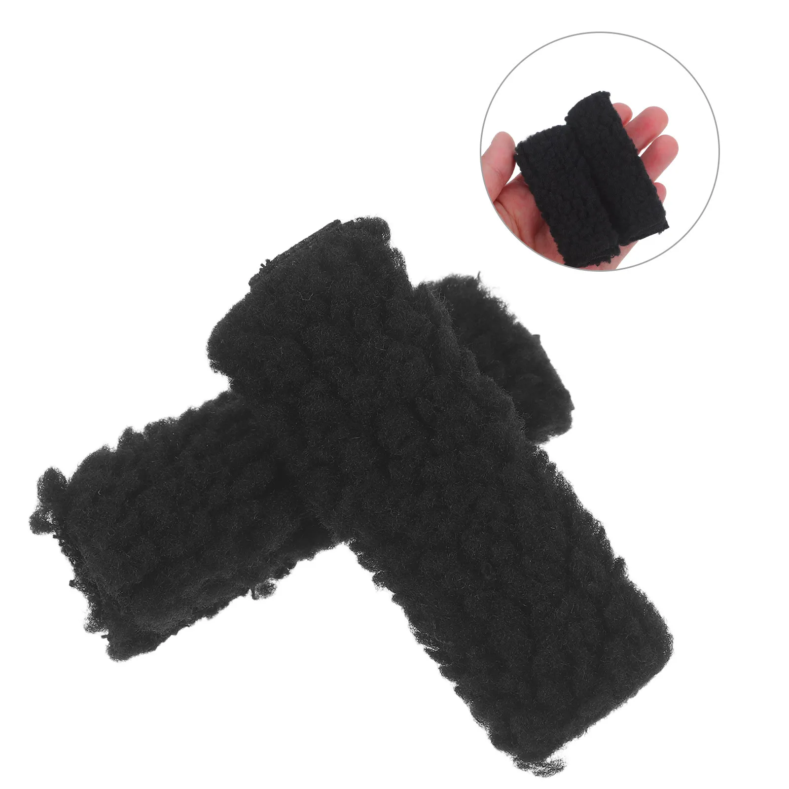 2Pcs Safety Ear Pads Cotton Strap Wraps Anti Chafing Windproof Noise Reduction Cycling Ski Hard Hat Ear Covers