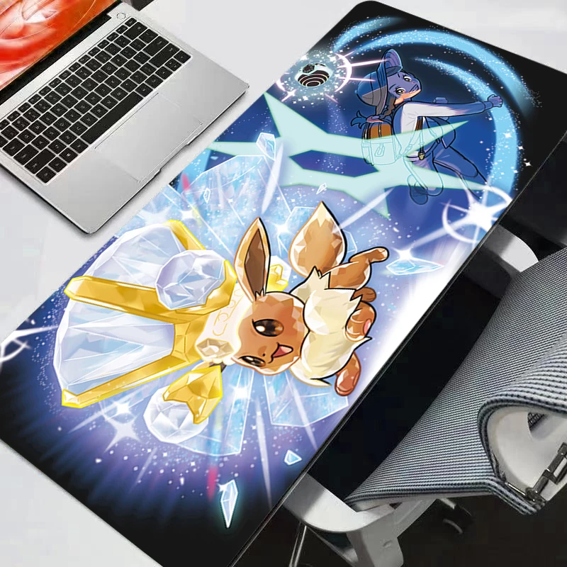 Pokemon Pikachu Gengar Anime Gaming Speed Mouse Pad Gamer Large Mouse Mat Keyboard Rug Mousepad Computer Desk Mat