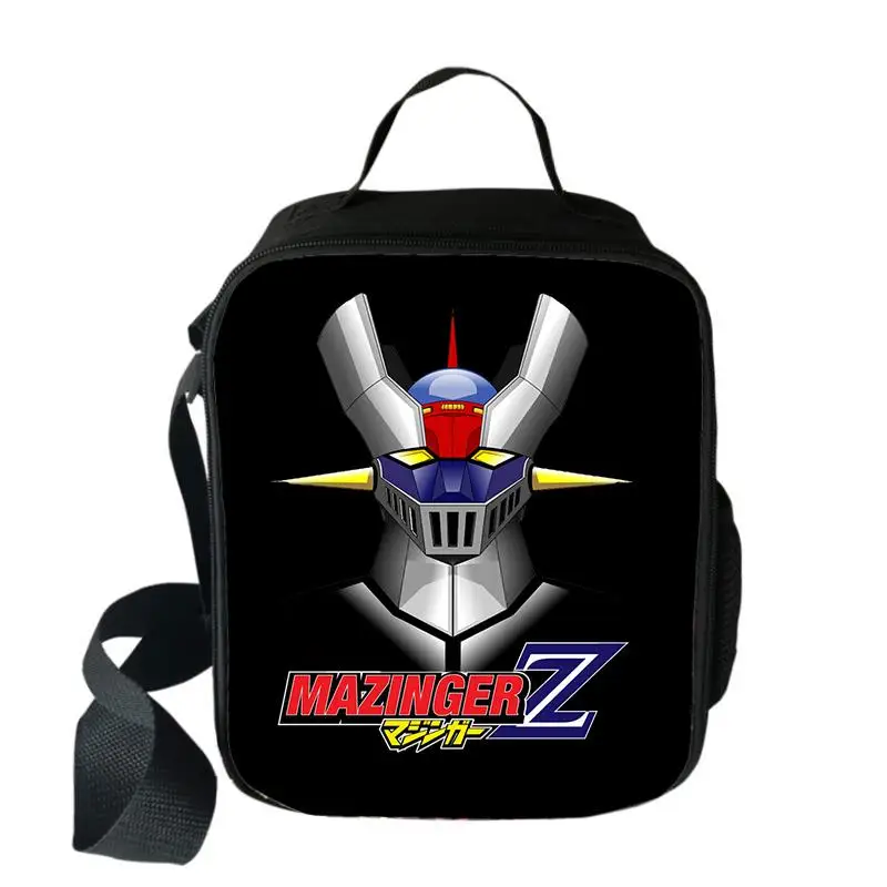 

Trendy Youthful Mazinger Z 3D Print Crossbody Insulated Handbags Ice Bags Lunchbox Thermal insulation Food Lunch Bag