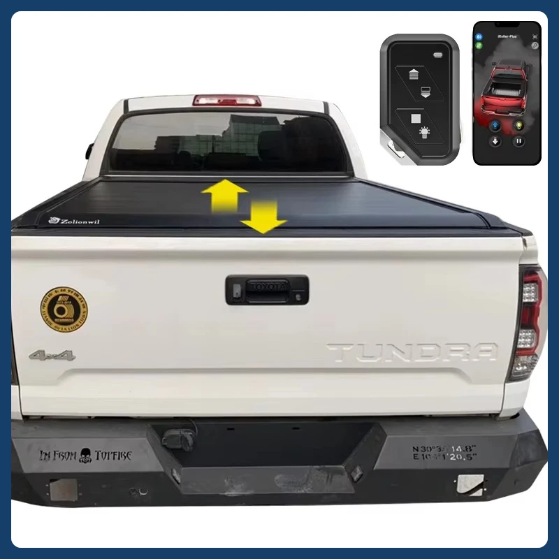 

Mamba Retractable Waterproof Hard Aluminum Tonneau Truck Bed Cover for toyota tundra 6.5 2014-2024