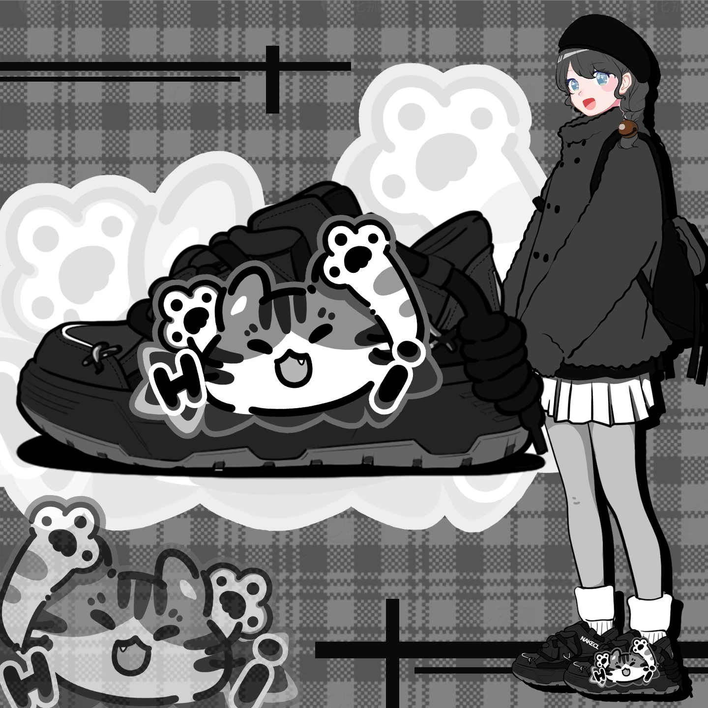 

Amy And Michael Fashionable Girls Students Sports Casual Sneakers Female Low Top Chunky Shoes Cute Women Black Trainers