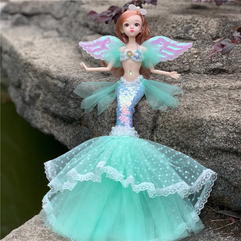 Beautiful Mermaid Doll Girl Toy Princess Children's Birthday Gift Doll Doll Doll Playhouse