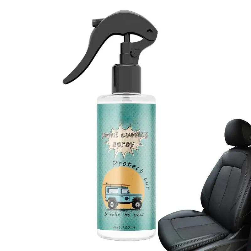 

Car Trim Restorer Spray 120ml Car Restoring Liquid Car Interior Restorer User-Friendly Coating Refreshing Auto Detailing