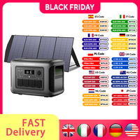 ALLPOWERS R1500 LITE Portable Power Station with Solar Panel 100W 200W 1056Wh LiFePO4 Battery Solar Generator for Outdoor RV