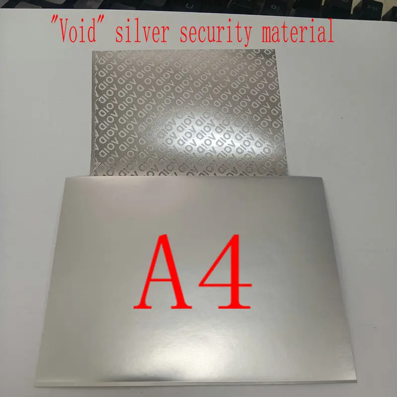 

100 sheets/pack A4 silver vacuum self-adhesive paper Printing paper label A4 printing blank custom security label