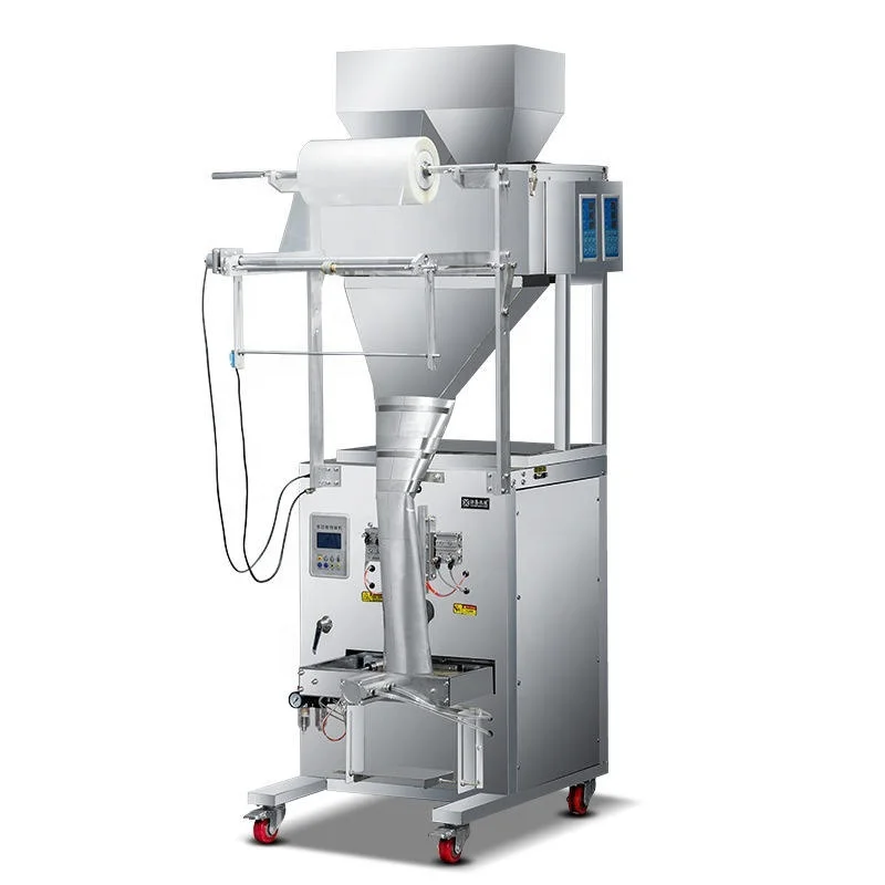 Automatic weighing quantitative dividing granule hardware screw packing food particle powder filling packaging machine