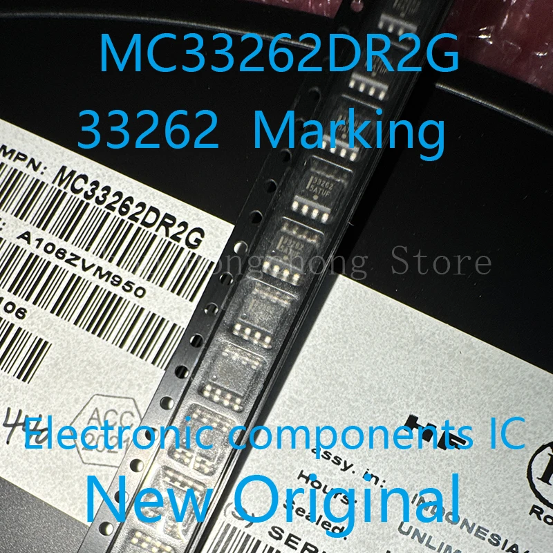 New Original MC33262DR2G MC33262DR MC33262 33262MARKING CODE Power Factor Correction Controller 0.25mA 8-Pin SOIC 10PCS
