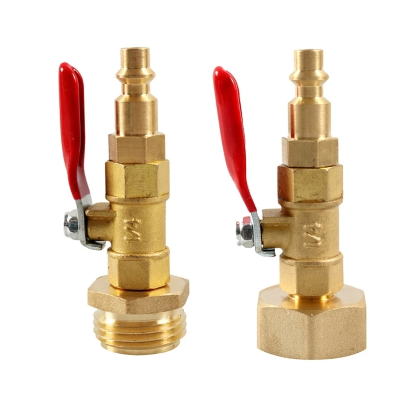 Brass Winterize Blowout Adapter 1/4 Internal and External Thread Quick Adapter