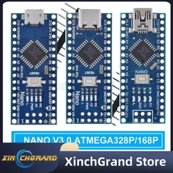 Mini / Type-C / Micro USB Nano 3.0 With the bootloader compatible Nano controller for arduino CH340 USB driver 16Mhz ATMEGA328P