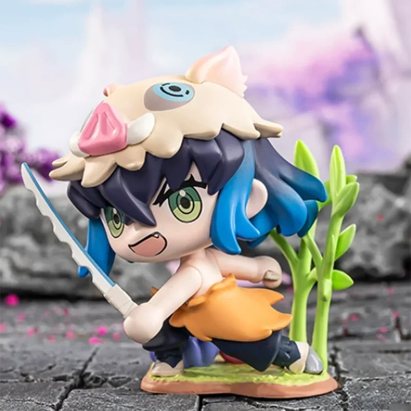 Pop Mart Demon Slayer Geboorte Bloem Serie Blind Box Guess Bag Mystery Box Speelgoed Pop Leuke Anime Figuur Ornamenten Gift Collection
