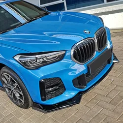 For BMW X1 F48 Front Bumper Lip Spoiler Splitter Diffuser X1 18i 18d 20i 20d 25e 25i 25d M Sport 2019-2022 Lci Bodykits Tuning