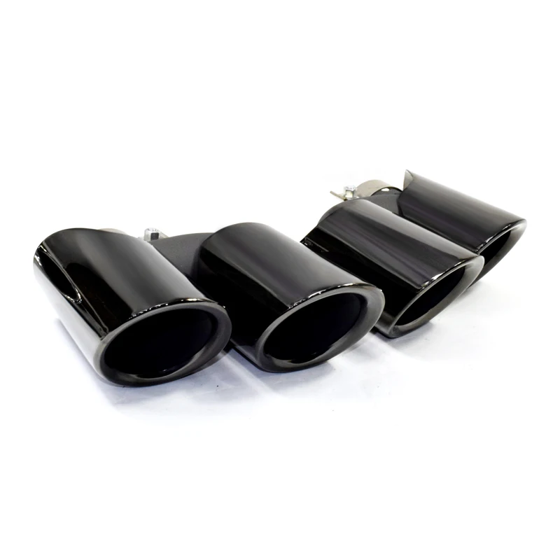 Quad Car Exhaust Pipe Tailpipe Exhaust System Pipe Replacement Auto Tail For Porsche Macan 3.0t 2019-2024 Muffler Tip Nozzle