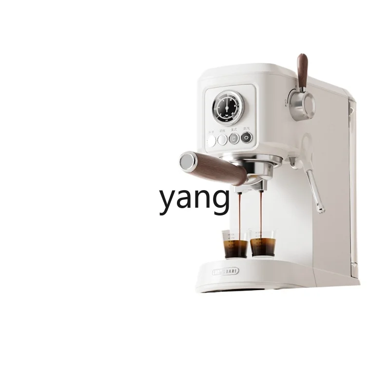 Yjq Semi-automatic Double Extraction Coffee Machine Small Household Concentrated Extraction with Coffee Grinder