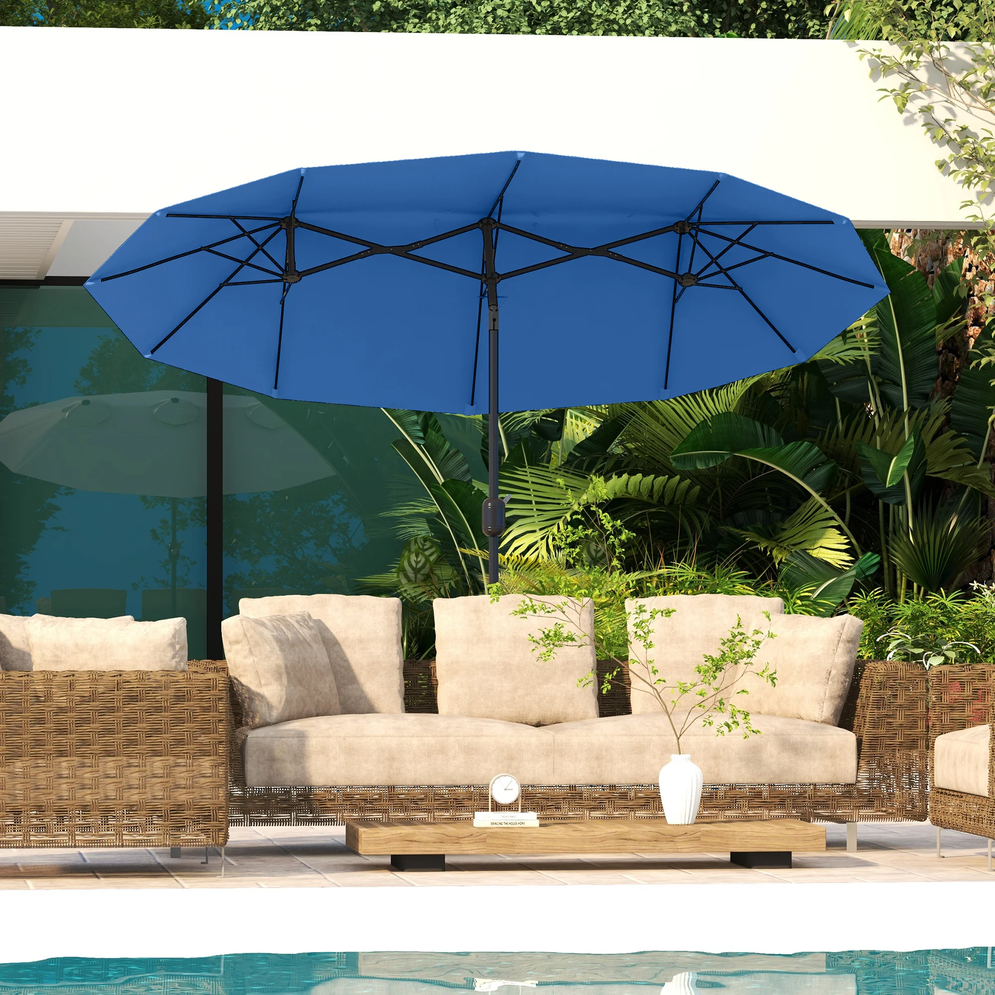 

Outdoor beach umbrella /Cantilever Umbrella Without base