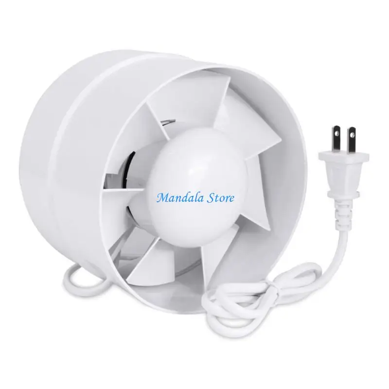 U2JC Powerful Ventilation Fan High Performances Exhaust Fan ABS for Removing Odors & Humidity Suitable for Kitchens Bathrooms