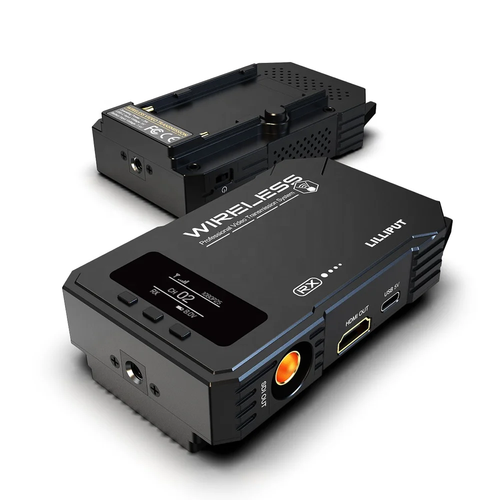 Professional Broadcast for HDMI SDI Dual Interface Wireless Video Transmitter Receiver Transmission Range Live Streaming