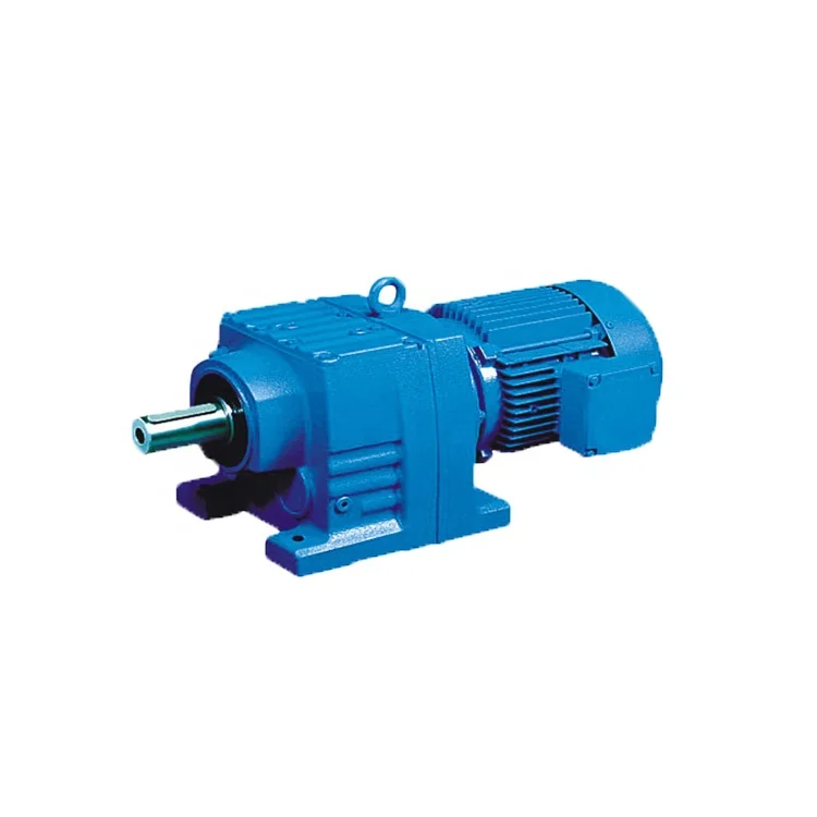 Low energy consumption R Series helical gearbox gear reduction gear box for electric motor