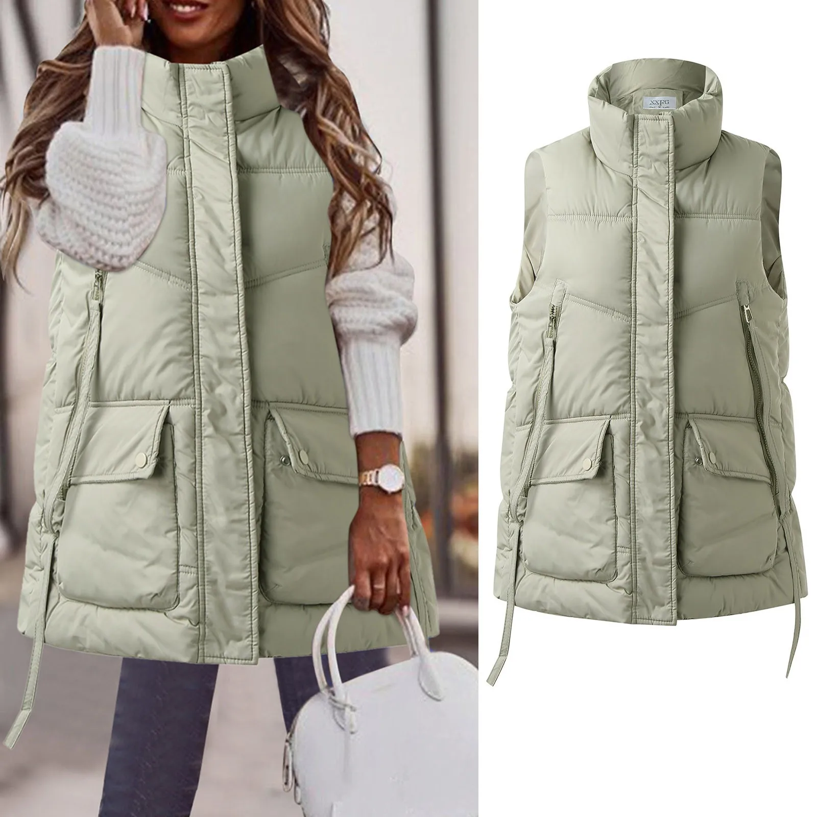 

Autumn Winter Cardigan Women 2023 New Fashion Cotton Padded Warm Thicken Short Cardigan Female Oversized Hooded Parka Jacket