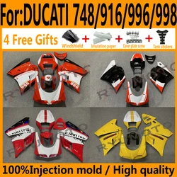 Motorcycle fairings kit Fit for Ducati 748 916 996 998 1998 1999 2000 2001 2002 full Fairing Set Bodywork ABS Panel Kit