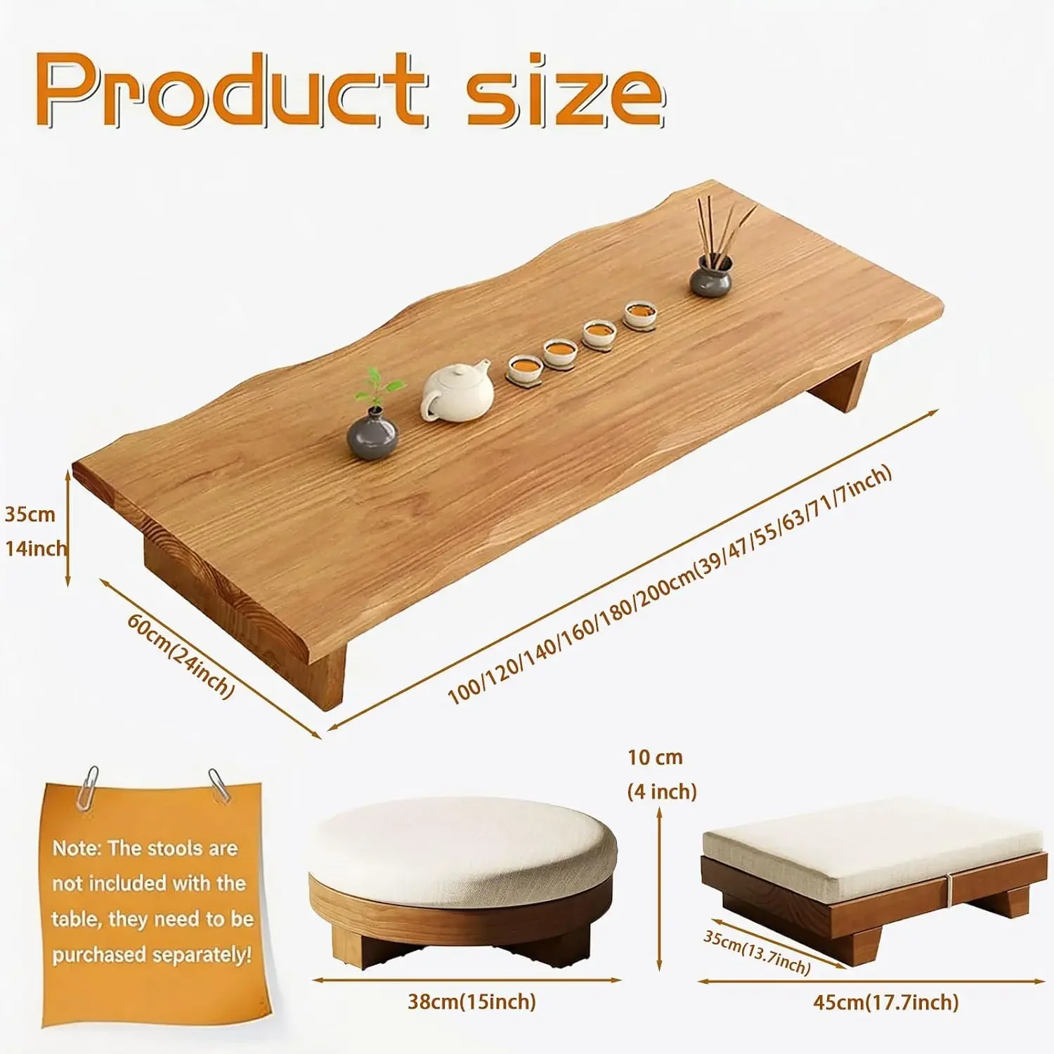 Distinctive Low Premium Storage Round Coffee Table Modern Smooth Nesting Elegant Classic Coffee Table Table Salon Home Furniture