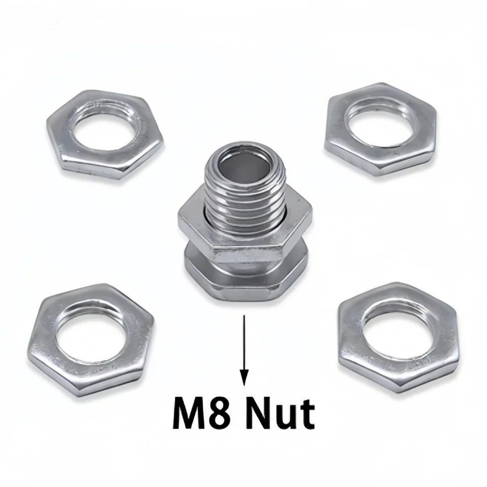 10pcs Galvanized M8 Outer Hexagonal Hollow Screw 8cm Hollow Bolt Through Hole Length 13mm Screw Fine Tooth Hexagonal Screw image 2