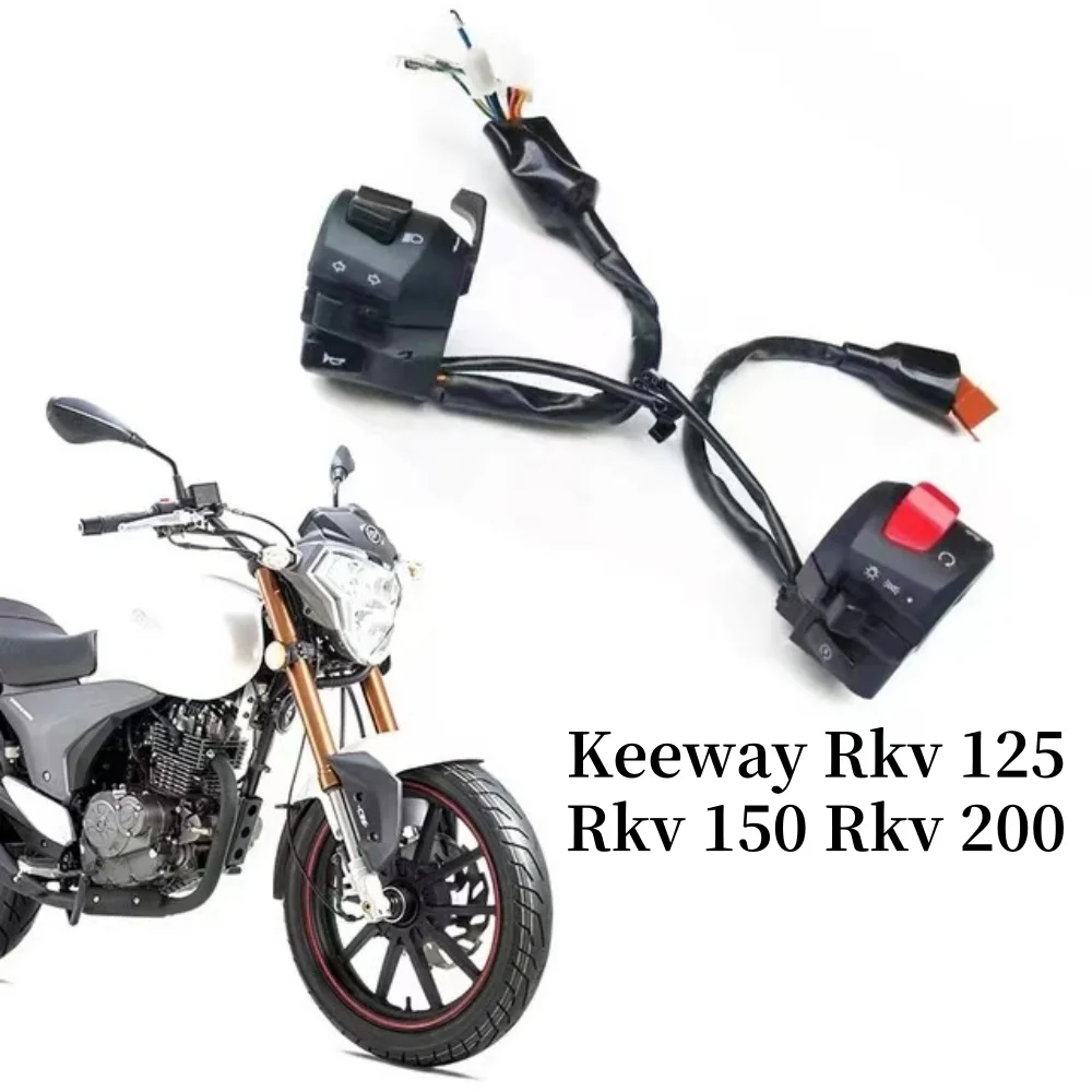 

New Motorcycle Fit Keeway Rkv 125 Rkv 150 Rkv 200 Handlebar Turn Signal Control Switch For Keeway Rkv125 / Rkv150 / Rkv200