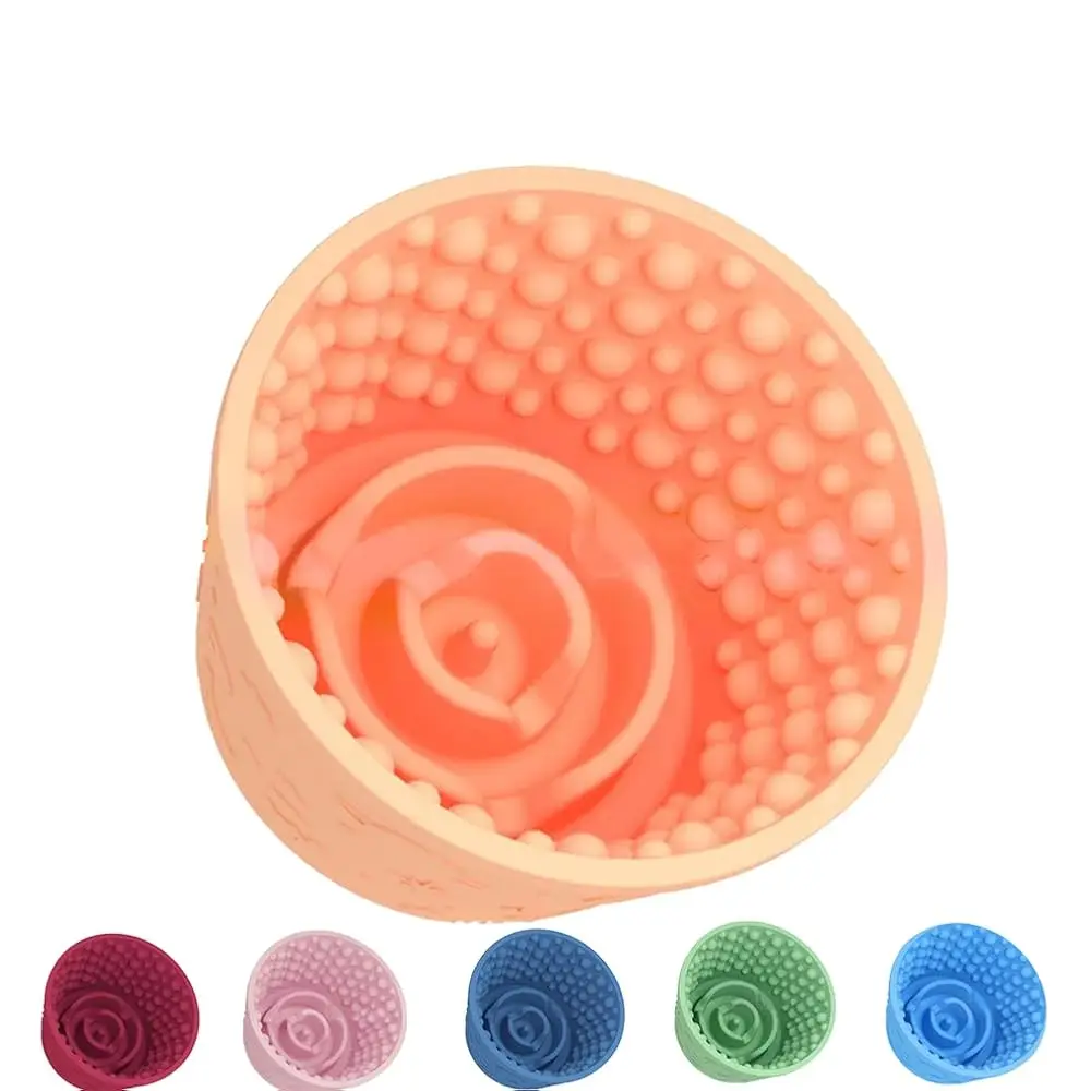 

Dog Lick Bowl, Anxiety Relief Silicone Slow Feeder Treat Dispenser, Anti-chocking Pet Dish, Non-Slip Licking Bowl Interactive