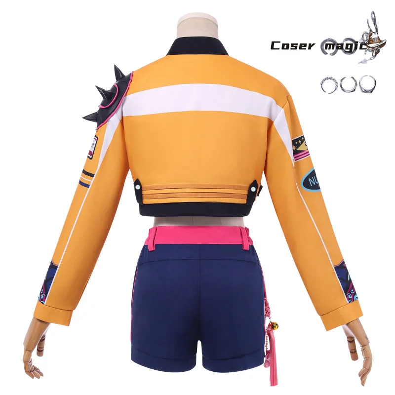 K-Pop: Demon Hunters Rumi Costume Cosplay Uniforme Halloween Carnevale Festa Natale Gioco di ruolo Abbigliamento Abbigliamento per le donne