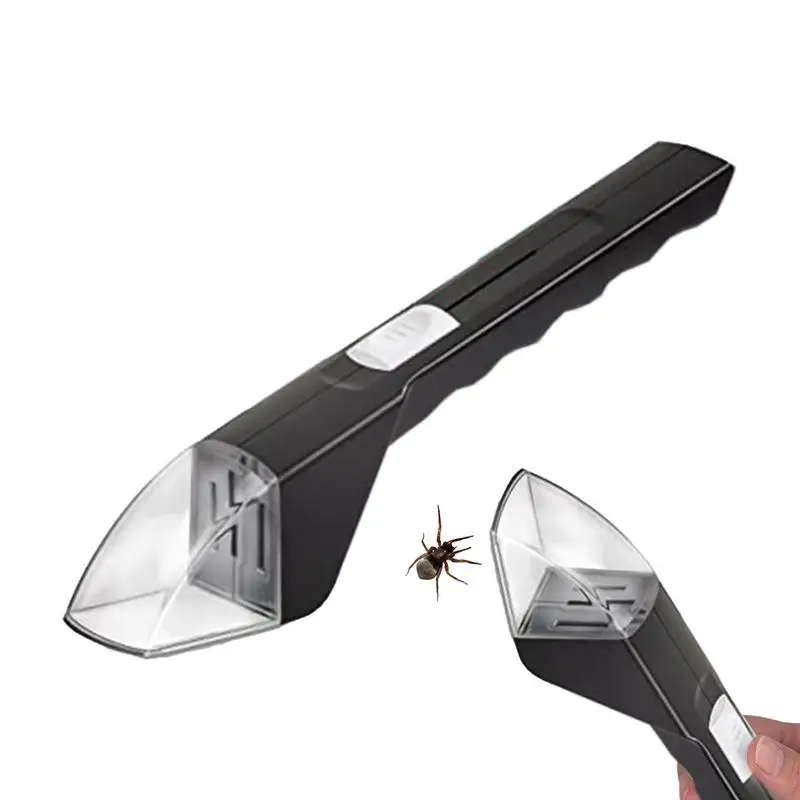 Portable Insect Catcher with Viewer Transparent Contactless Fly Grabber Bug Scoop Clamp Kids Biology Study Supplies Fly Grabber