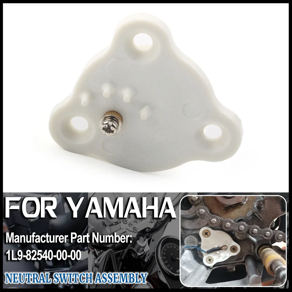 

1L9-82540-00-00 Motorcycle Neutral Switch Assembly for Yamaha V-Star 650 YFZ350 FJ 600 1100 1200 Vmax 1200 XS 360 500