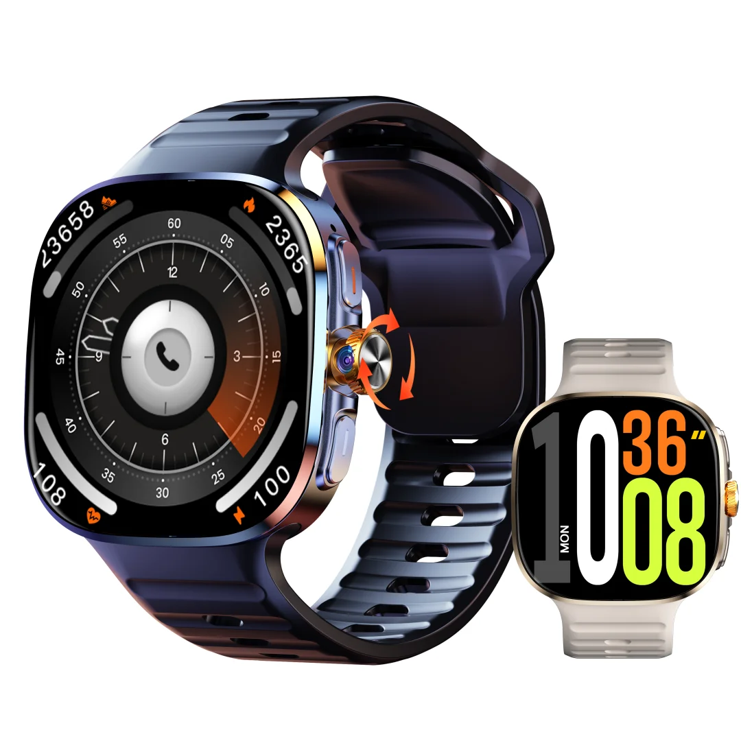 

New 4G Smart Watch M99 2.4inch AMOLED Rotate Camera 3+32GB ChatGPT 2100mAH APP Download NFC WIFI GPS Smartwatch With Sim Card