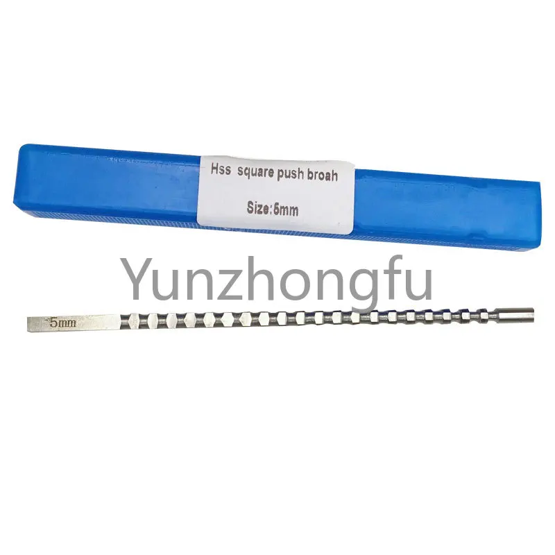 

Metric Size HSS Cutting Tool 5mm Square Push Type Broach Cutter