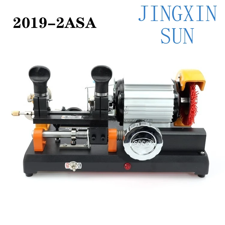 New Small Key Machine 19-2ASA Horizontal Key Duplicating Machine Manual Fine Adjustment