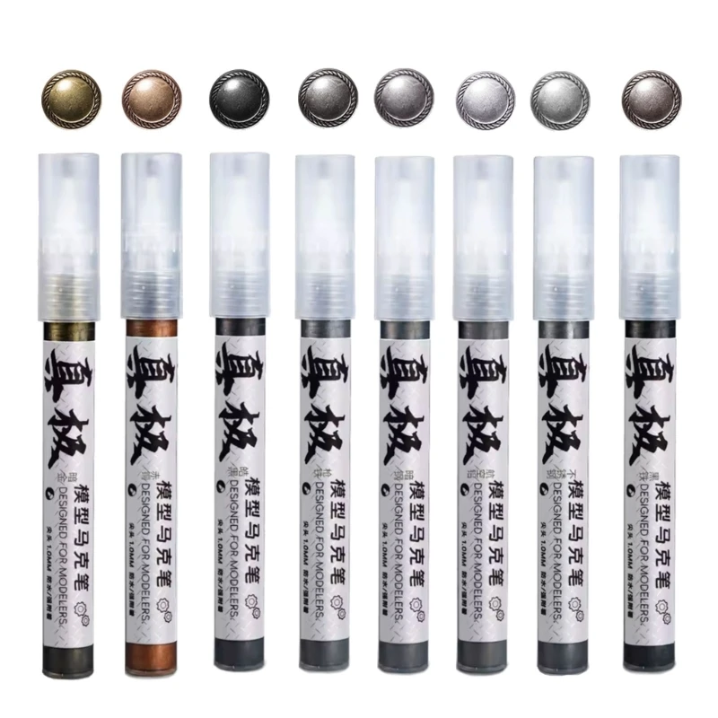 Professional Model Paint Pen With Electroplating Finish And Metallic Grade Adhesion Perfect For Miniature Detailing