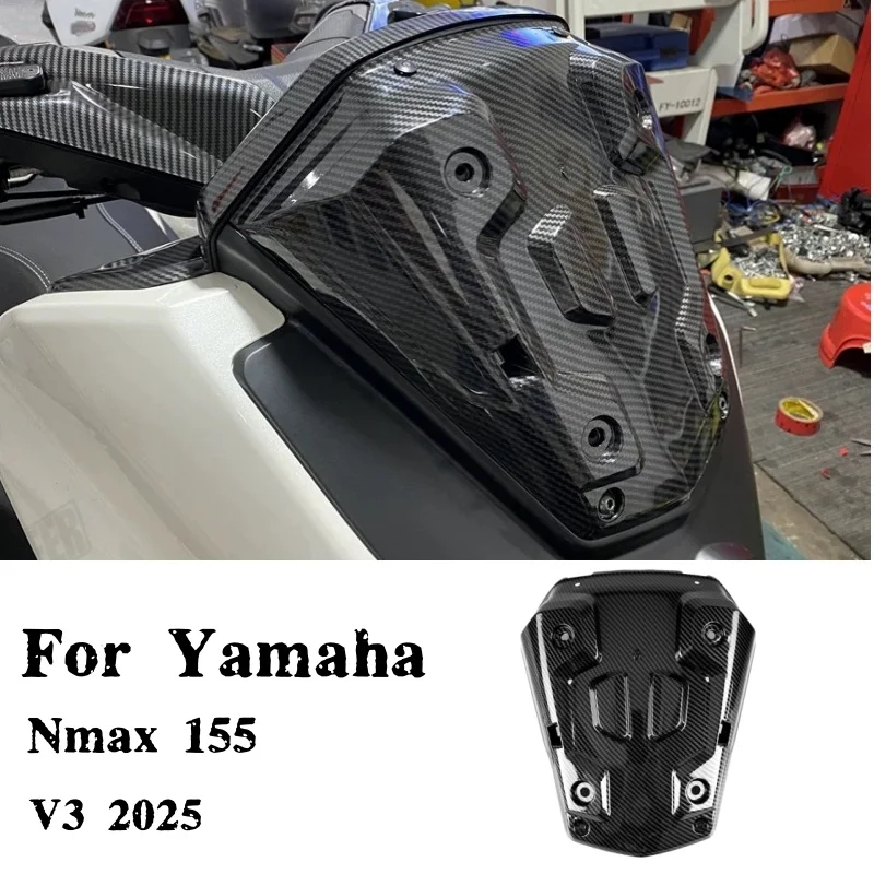 

For Yamaha Nmax155 V3 2025 Turbo Motorcycle Windscreen Decoration Accessories Plastic Parts Windshield Carbon Fiber Cover