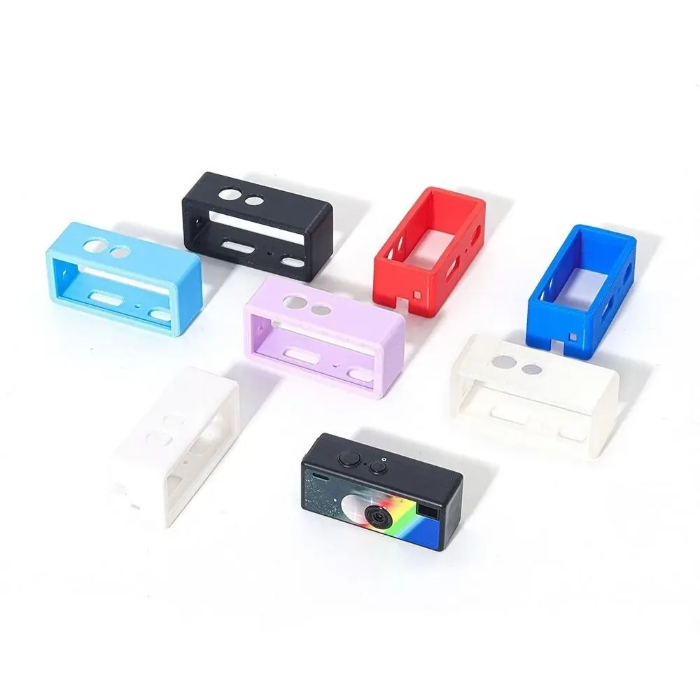 3D Printed Protective Cover Solid Color with Screen Film Protective Shell Decorative Cover for Kodak Charmera Blind Box Camera
