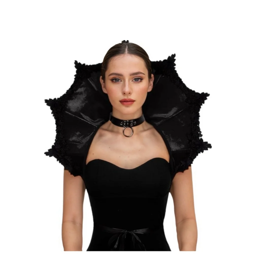 

Бархатный викторианский воротник, женский готический воротник вампира, накидка для косплея