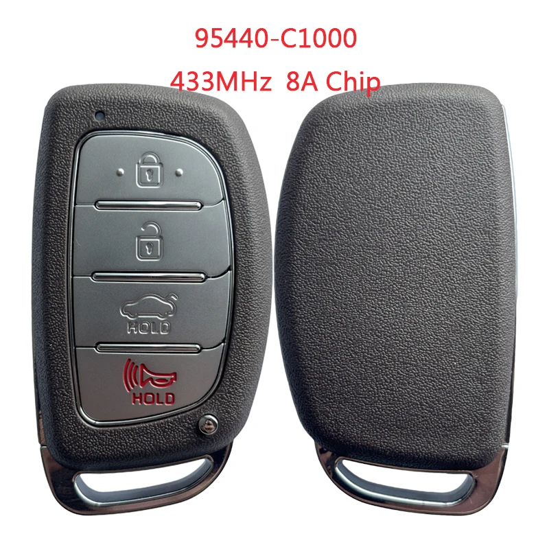 

TXK020146 For Hyundai Sonata 2015-2017 Smart Key Remote 4 Button 433MHz 8A Chip 95440-C1000 95440-C1001 FCC ID CQOFD00120