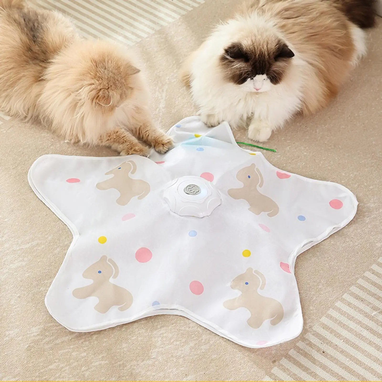 

Интерактивная игрушка для кошек с датчиком движения, перезаряжаемая через USB, для игр в помещении, для маленьких, средних и больших котят, для использования в помещении, на дворах и верандах.