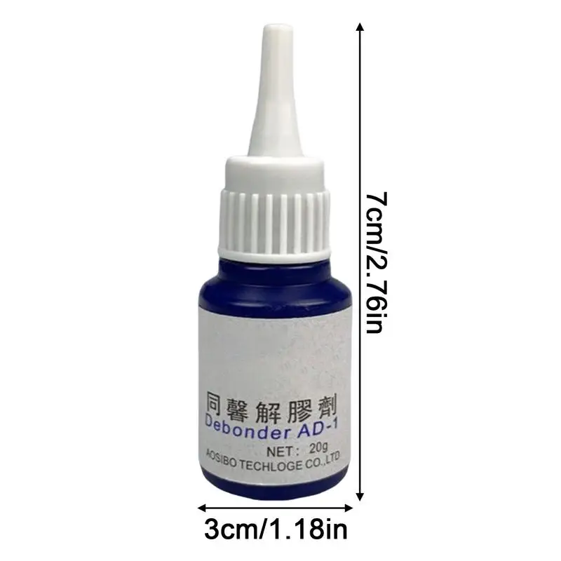 Dissolvant de Colle de Bain Polyvalent pour Enlever les Décalcomanies, Gel Adhésif, Polymérisation, Effacement Sans Forte, Sûr