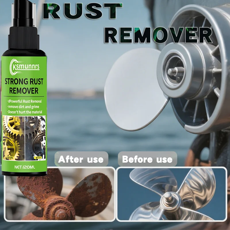 Universal Rust Remover Revitalizing Spray for Car Wheels & Metal Surfaces, Strong Decontamination, Smooth & Reliable